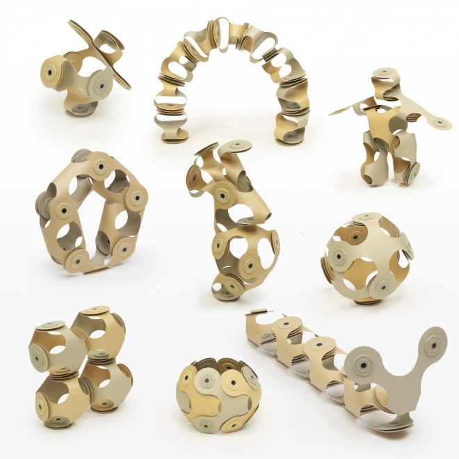 Set Designer Clixo magnetici, Beige