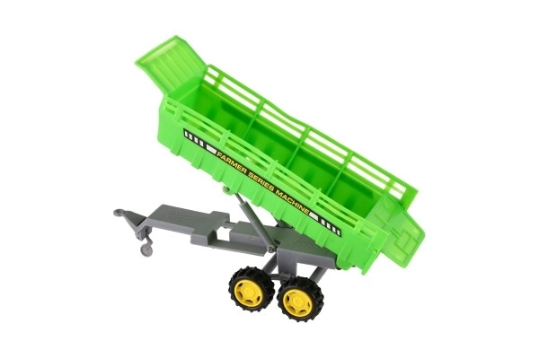 Trattore con Rimorchio in Plastica 35cm a Frizione