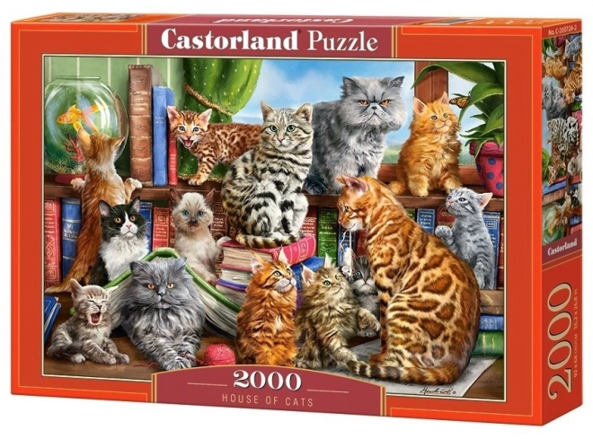 Puzzle 2000 pezzi - Casa dei Gatti