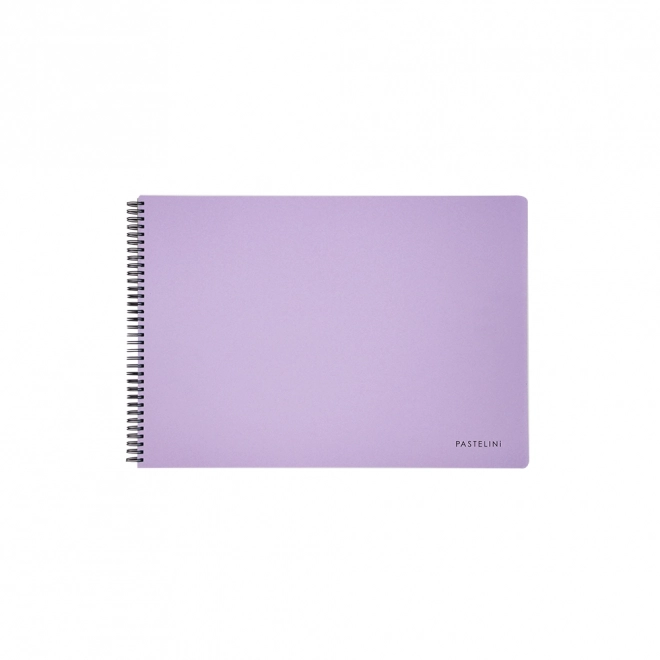 Sketchbook A4 con anelli Pastelini viola