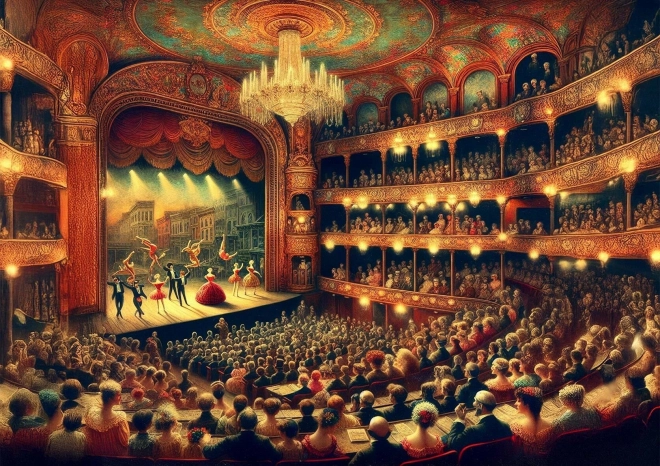 Puzzle Scena Teatrale 1000 pezzi