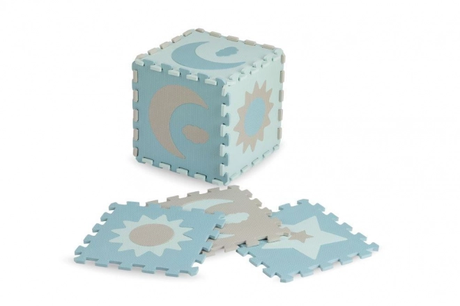 Tappeto Puzzle in Schiuma MoMi Cielo Blu