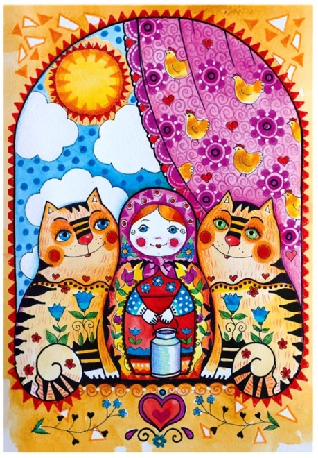 Puzzle Matryoshka 500 Pezzi