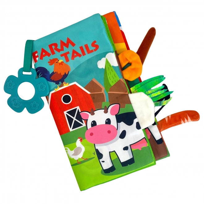 Libro Sensoriale Animali con Code per Neonati Woopie
