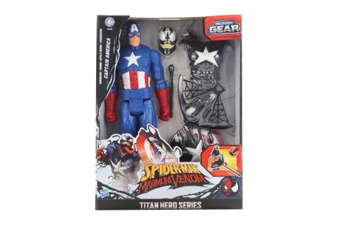 Avengers action figure Captain America con accessori power fx