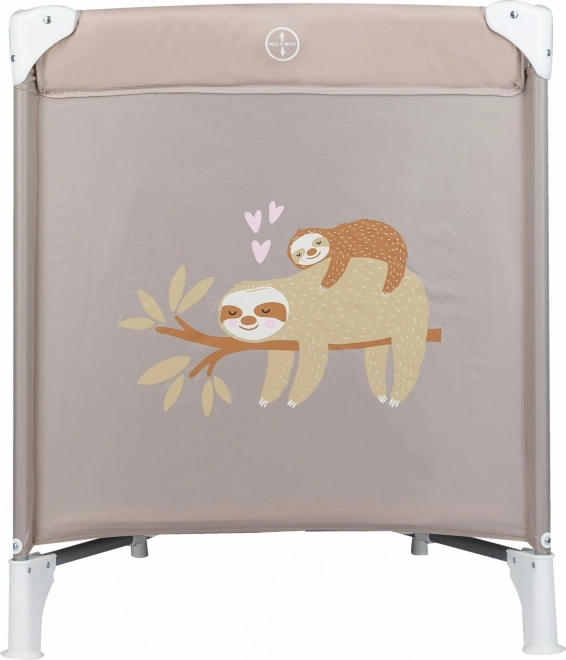 Lettino da Viaggio Love Baby Sloth Beige