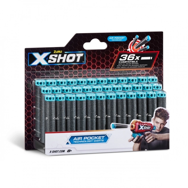 Set di dardi in schiuma X-Shot con tecnologia Excel Air Pocket