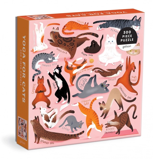 Puzzle yoga per gatti 500 pezzi