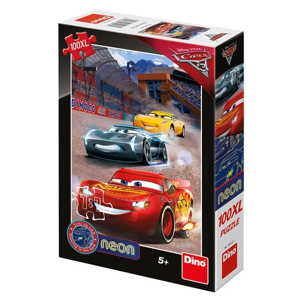 Puzzle luminoso Cars 3: Traguardo finale XL 100 pezzi