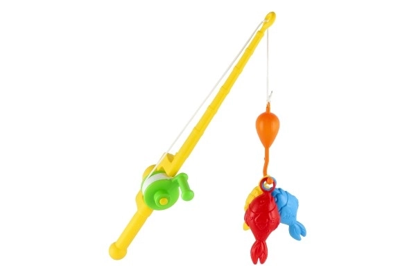 Gioco di pesca con canna 3 pezzi 50cm 2 colori