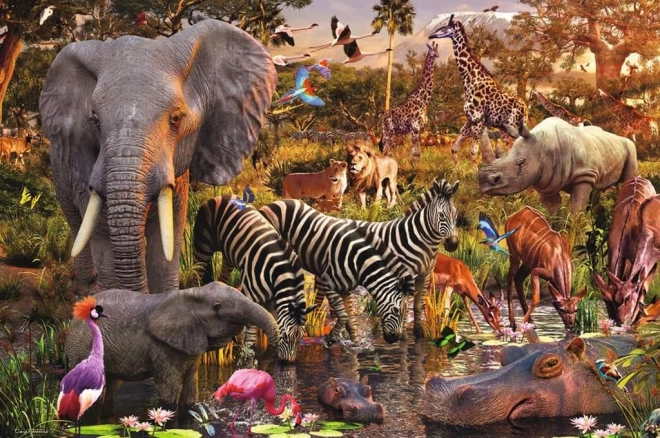 Puzzle animali africani Ravensburger 3000 pezzi