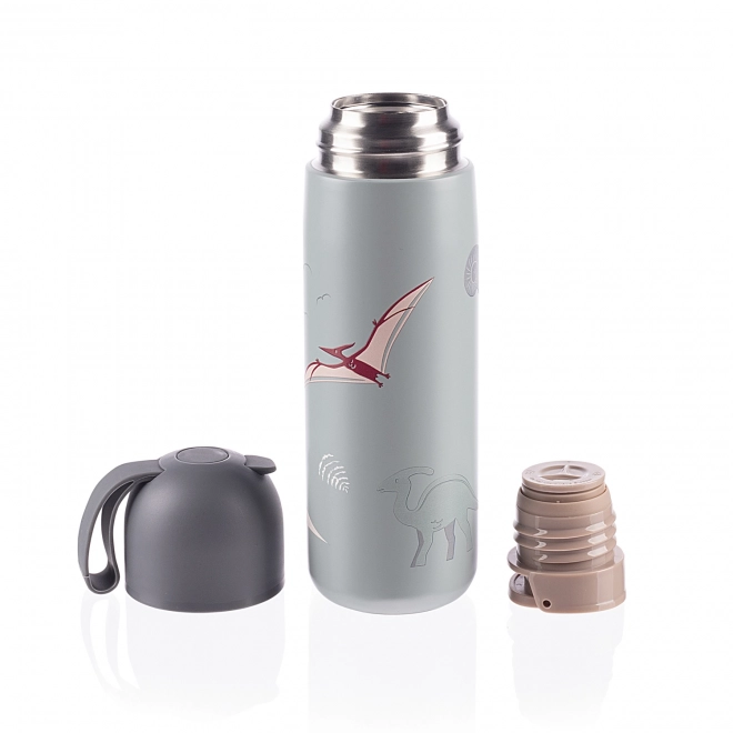 Thermos per bevande con manico in silicone Dino