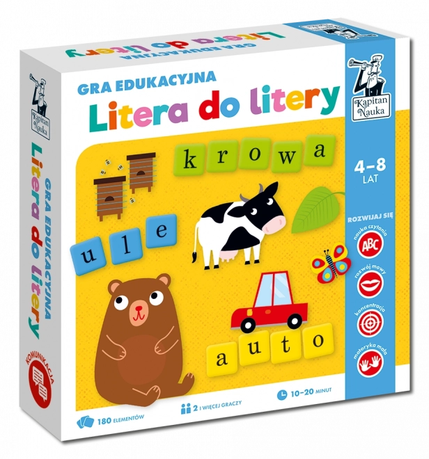 Gioco educativo lettera per lettera per bambini 4-8 anni