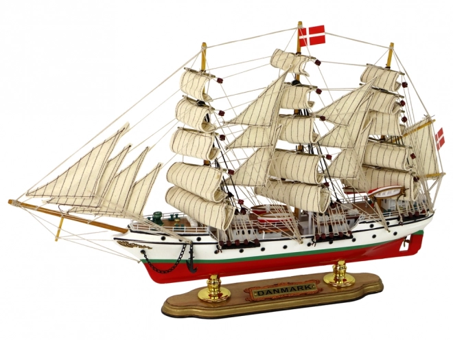 Modello collezionabile Nave di legno a vela Danmark