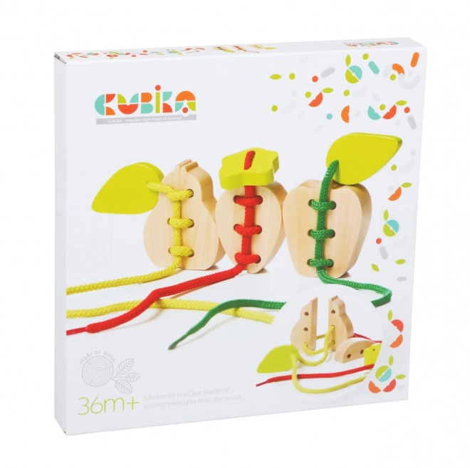 Gioco di infilatura frutta CUBIKA