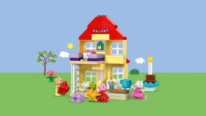 Casa di compleanno di Peppa con mattoncini DUPLO