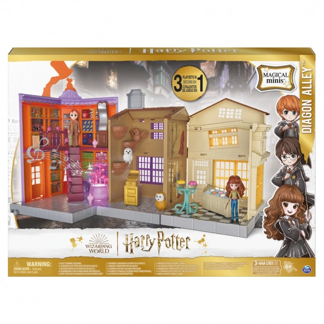 Harry Potter set giocattolo Diagon Alley con figurine