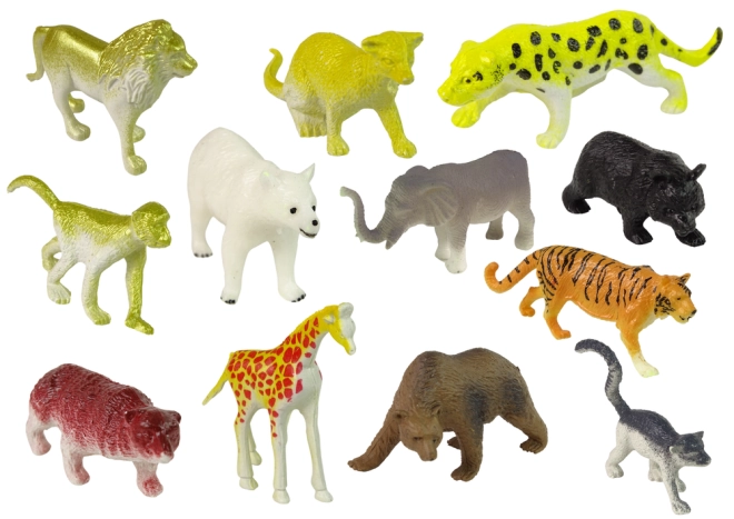 Collezione diversificata di animali
