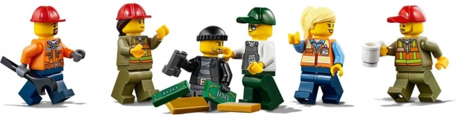Infrastruttura ferroviaria completa e minifigure
