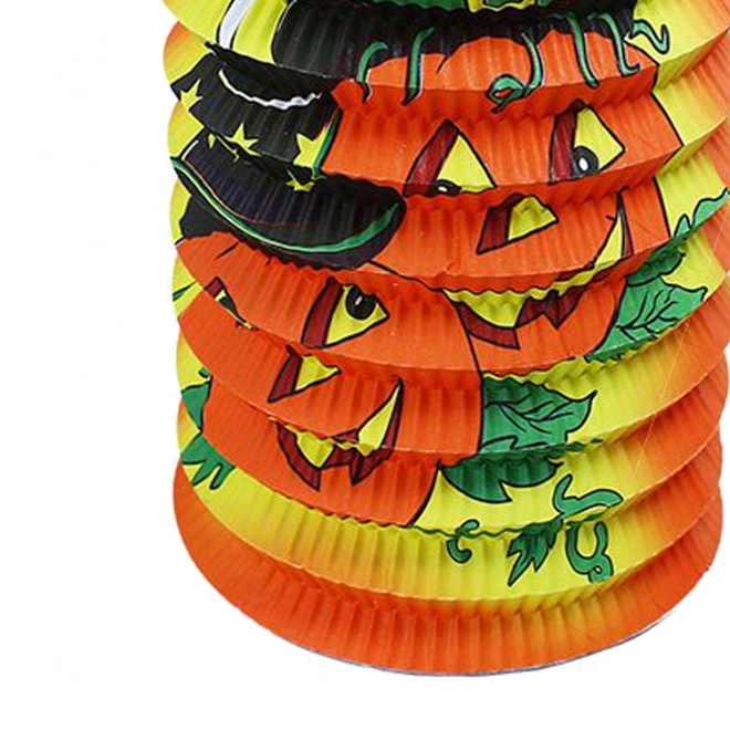 Lampione di Halloween Zucca Allegra 15 cm