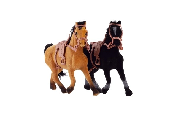 Cavallo con Sella 15 cm Disponibile in Due Colori