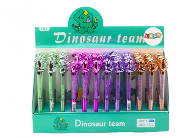 Penna con Dinosauro e Strass