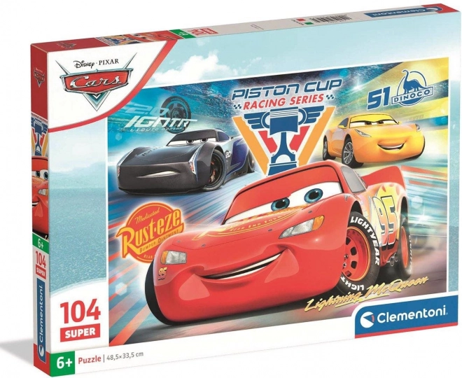 Puzzle Super Auto 104 pezzi