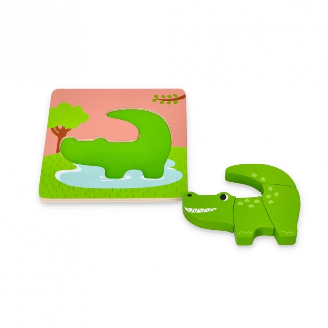 Set di quattro puzzle con animali