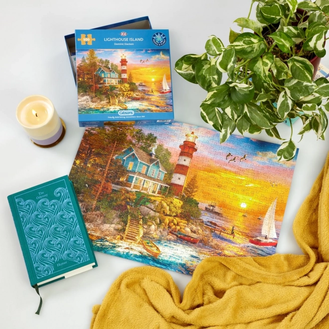 GIBSONS Puzzle Faro sull'isola 500 pezzi