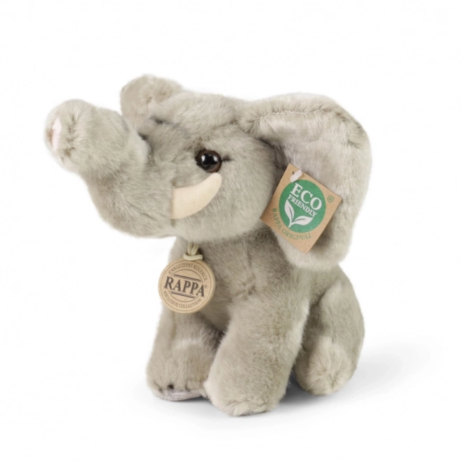 Peluche elefante seduto ecologico 18 cm