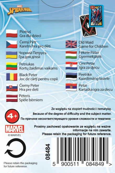 Gioco di carte Spider-Man Marvel Černý Petr