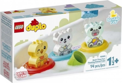 Lego Duplo divertimento nella vasca: trenino galleggiante con animaletti