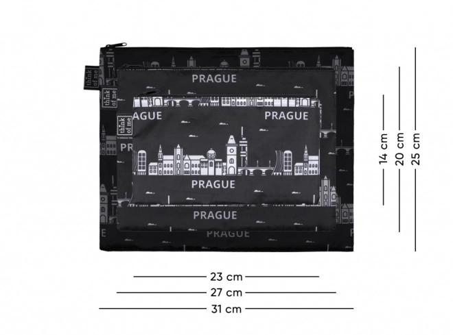 Set di 3 Pochette Praga