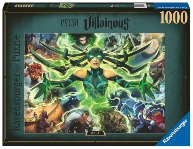 Puzzle Ravensburger Villainous: Hela 1000 pezzi