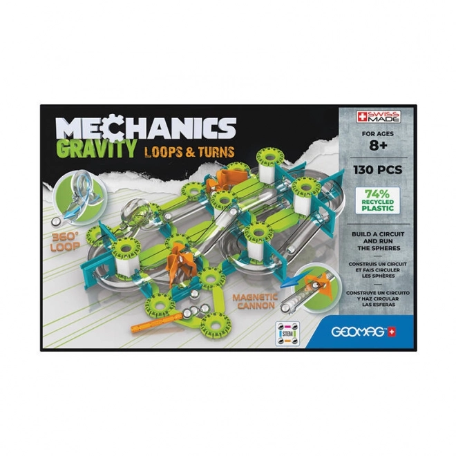 Loops & Turns Magnetiche Mechanics Gravity - 130 Pezzi