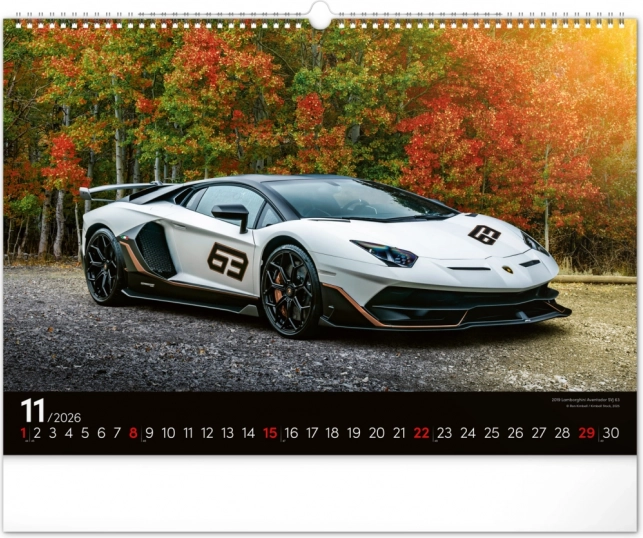 Calendario da Parete Auto Veloci 2026