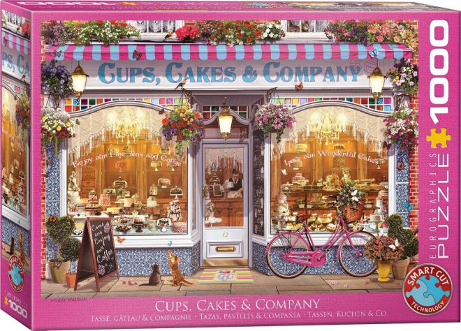 Puzzle Pasticceria Tazze, Torte & Co. 1000 pezzi