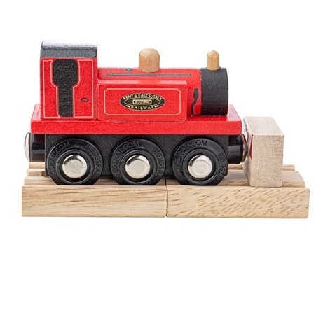 Trenino Terrier Rosso in Legno Bigjigs Rail