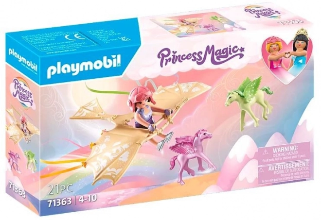 Set di figurine Princess Magic Esplorazione Celeste con Giovane Pegaso