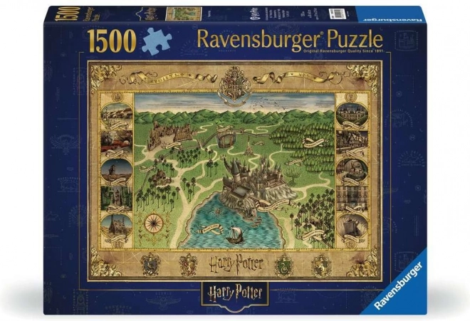 Puzzle della Mappa di Hogwarts Ravensburger