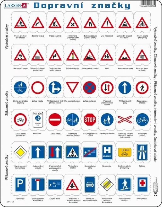 Puzzle Segnali Stradali 48 pezzi