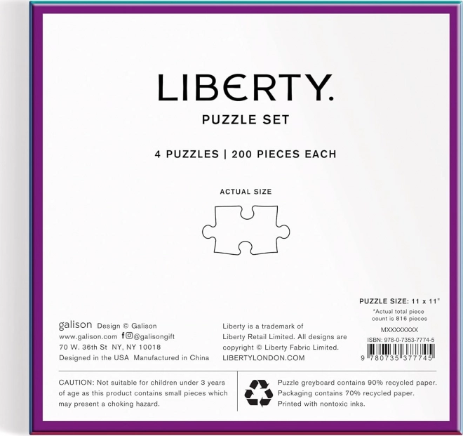 Puzzle Liberty - La forza dell'amore di Galison