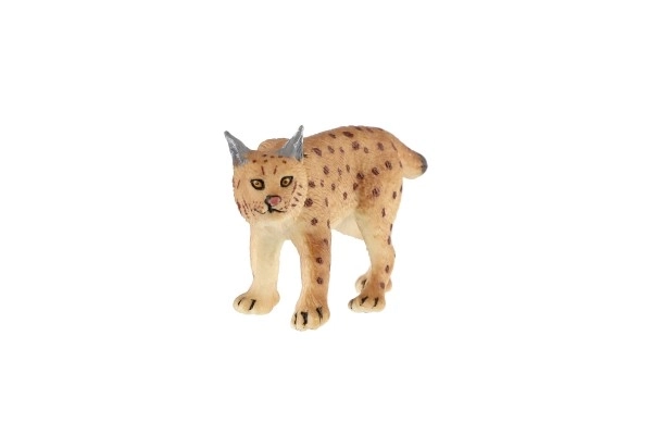 Lince Eurasiatico Plastica 8cm In Sacchetto