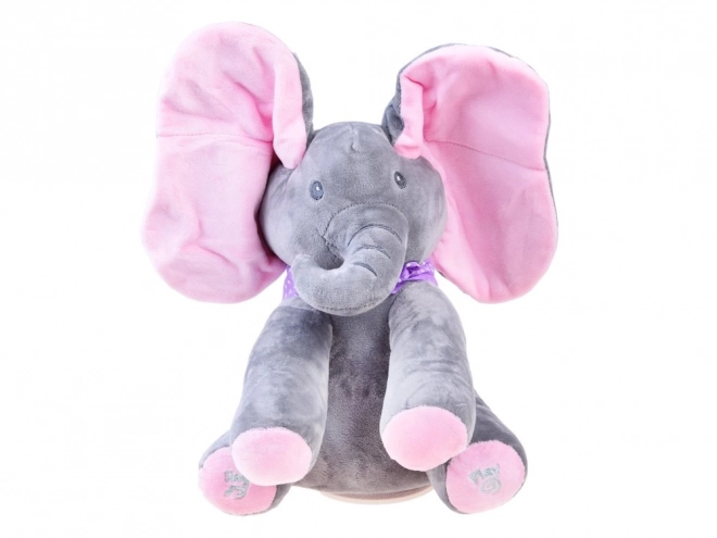 Simpatico Elefante Interattivo di Peluche – rosa