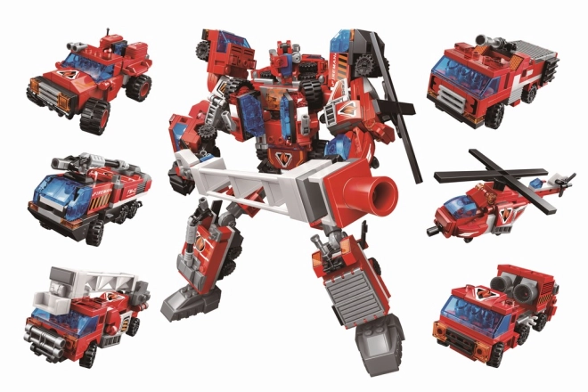 Costruisci un mech dei pompieri da tutta la serie