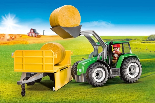 Set di figure paese 9317 Trattore con rimorchio