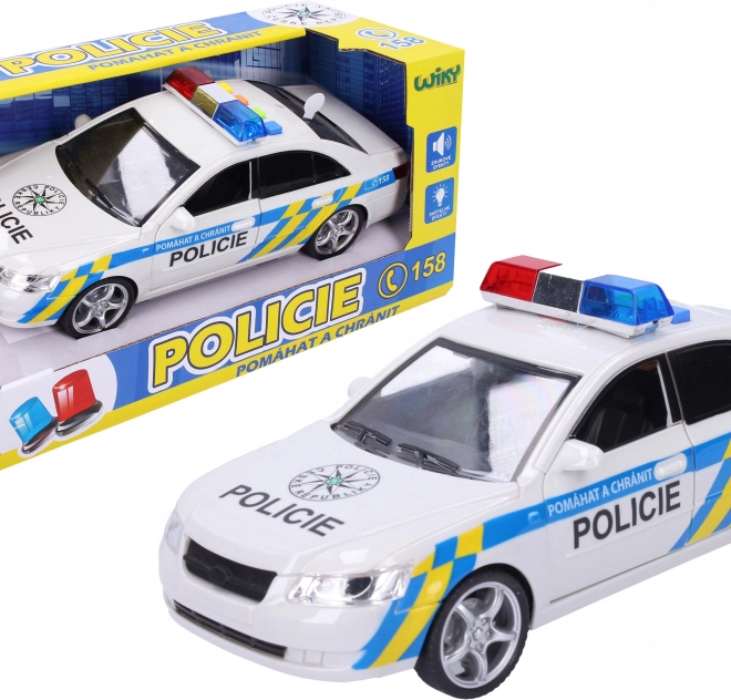 Auto della polizia con effetti 24 cm – confezione in ceco