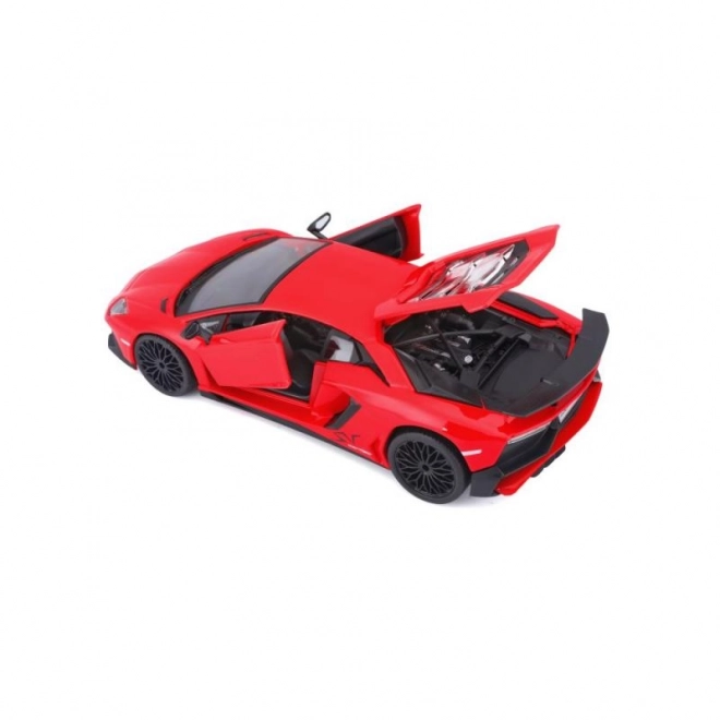 Lamborghini Aventador LP 750-4 SV Rosso Scala 1:24