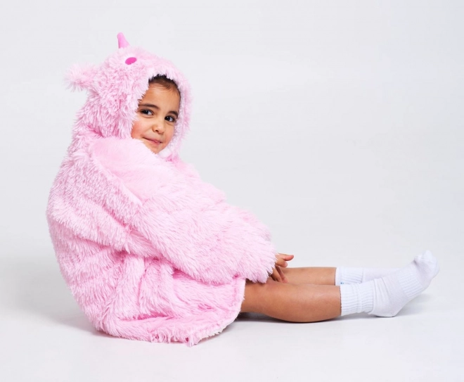 Coperta felpata con cappuccio per bambini 3-6 anni Unicorno Cozy Noxxiez