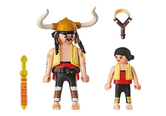 Playmobil Asterix Cebullanka con Grzanka e Pepe